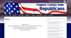 Desktop Screenshot of claytoniowagop.org