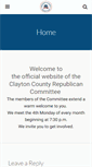 Mobile Screenshot of claytoniowagop.org